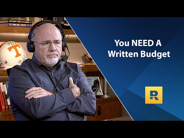 Dave Ramsey Rant - You NEED A Written Budget