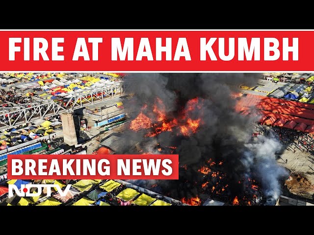 Mahakumbh Fire News | Massive Fire At Maha Kumbh, Rescue Efforts Underway | Kumbh Fire News