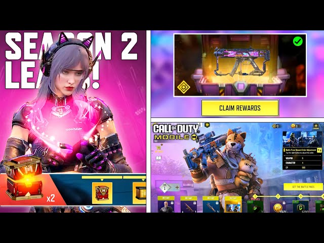 *NEW* Season 2 Leaks! Battle Pass + FREE Secret Caches + Test Server + Lucky Draws & more CODM Leaks