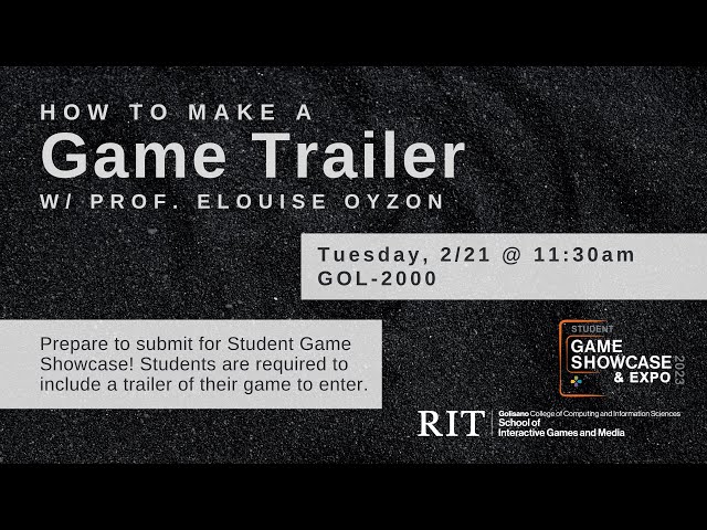 How to Make a Game Trailer