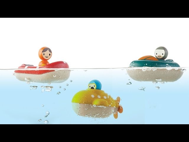 PlanToys | Speed Boat, Coastguard Boat and Sunmarine