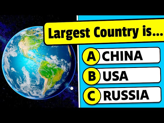 How Good is Your Geography Knowledge? 🌎🧠🤔 Geography General Knowledge Trivia Quiz