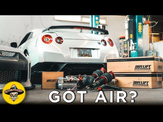 Nissan GTR Air-Lift Suspension Install | 4K