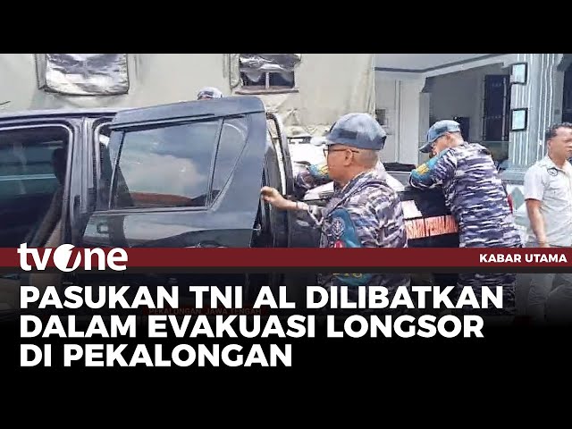 Evakuasi Korban Bencana Longsor Pekalongan Didukung Pasukan TNI AL Lanal Tegal | Kabar Utama tvOne