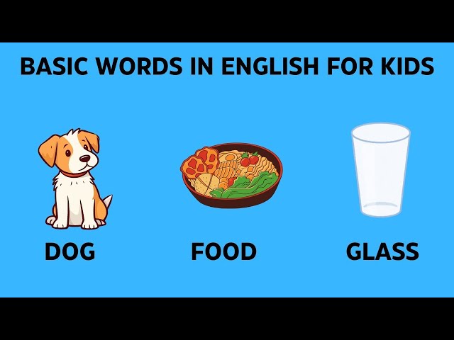 Learn Basic Words || Preschool and Kinder || English RP