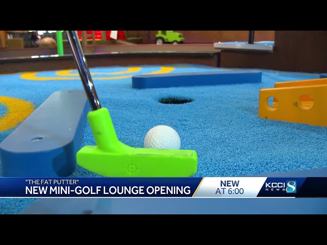 New mini-golf bar opens in downtown Des Moines