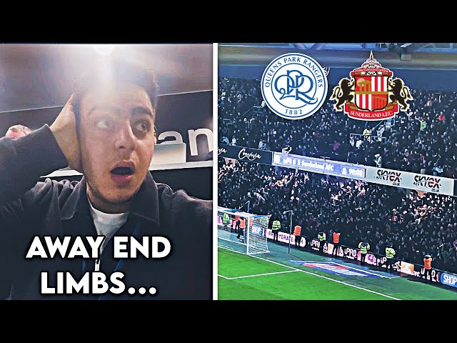 AWAY END SCENES as SUNDERLAND SMASH QPR & 2,500 MACKEMS GO MENTAL! - QPR 0-3 Sunderland