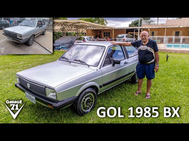 VW GOL BX 1985 VEJA COMO FICOU ESSE CARRO - BY  GARAGE 71 MARÍLIA SP