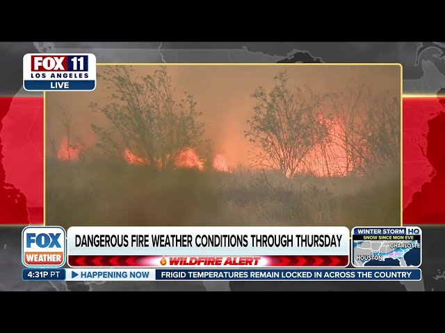 Hughes Fire Rages North Of Los Angeles