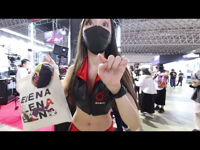 【8K VR180 3D】東京ゲームショウ2022 美女キャンギャル 1日目 TGS2022 Tokyo Game Show 2022 Campaign Girl CamGal 1st Day 31