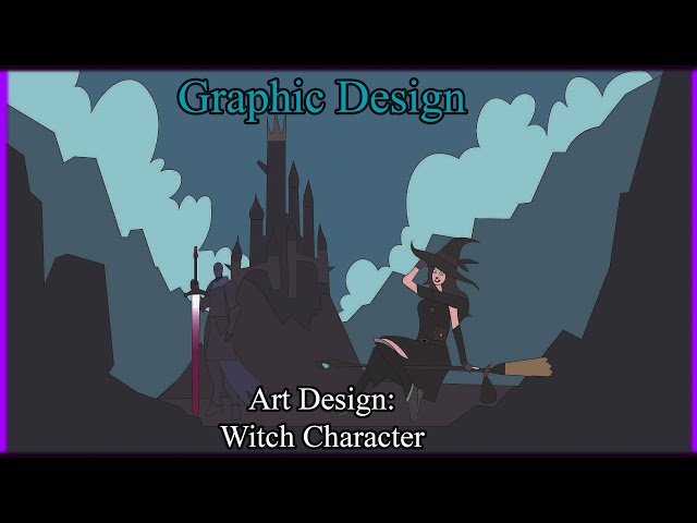 Graphic Design: Art Design: Witch Character