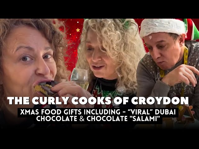 The Curly Cooks of Croydon XMAS FOOD GIFTS including - Viral Dubai Chocolate & Chocolate Salami #44