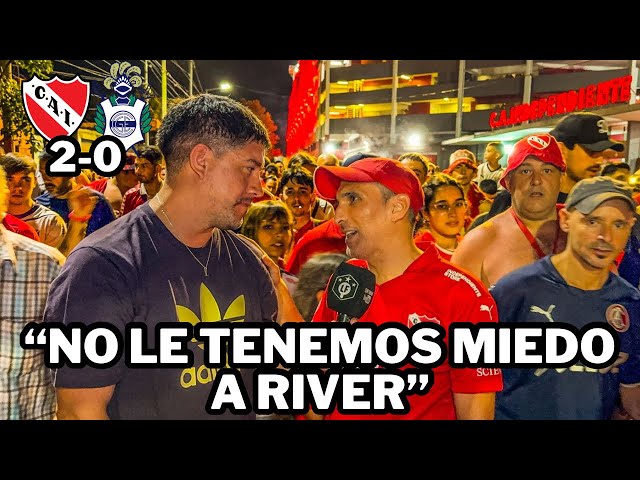 INDEPENDIENTE 2 - 0 GIMNASIA LA PLATA | REACCIÓN CON LOS HINCHAS