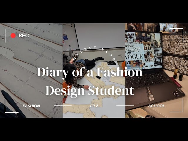 Diary of a Fashion Design Student ep 2 : First week of 2nd semester (back to school)