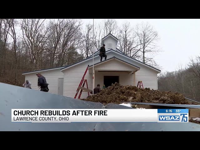 Church rebuilds after fire