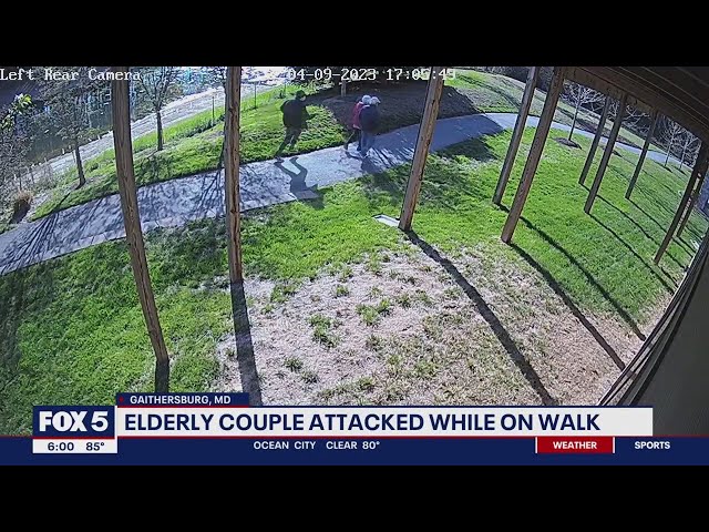 Search underway for suspect seen robbing elderly couple in Montgomery County | FOX 5 DC