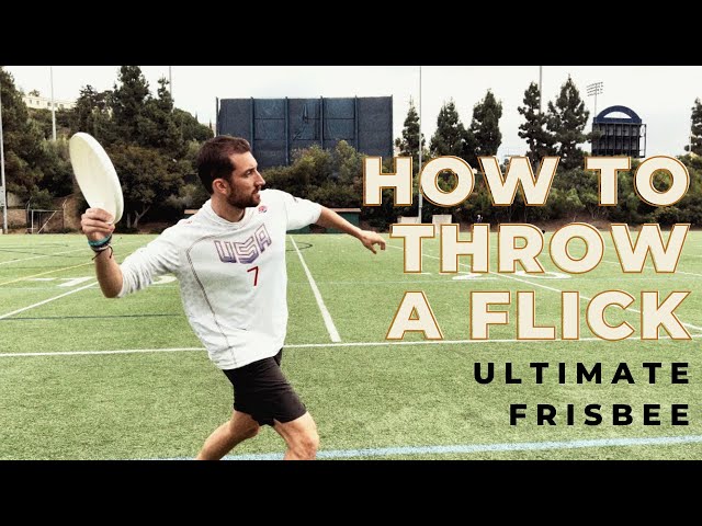 How To Throw A Forehand (Flick) In Ultimate Frisbee