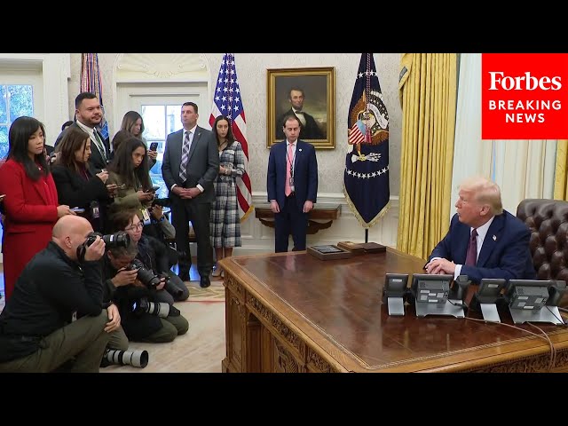 BREAKING NEWS: Trump Signs Multiple New Executive Orders While Taking Questions From The Press