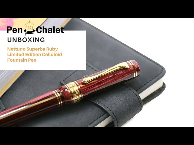 A Fountain Pen Masterpiece: Nettuno Superba Ruby Limited Edition Celluloid