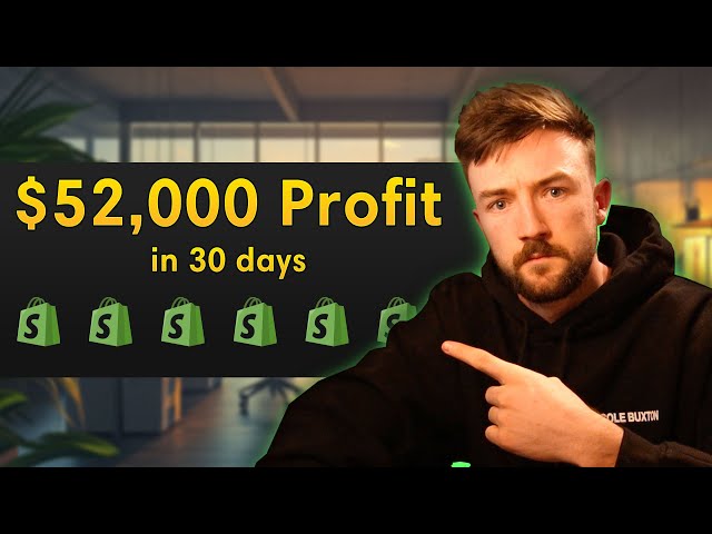 I made $52k profit in 1 month. Shopify. Full Reveal...