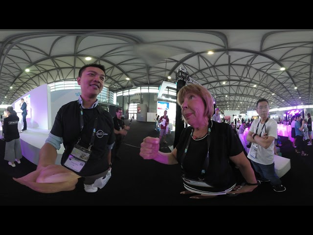 360Today and VuzeXR Guest Reporters from CES Asia reporter #2