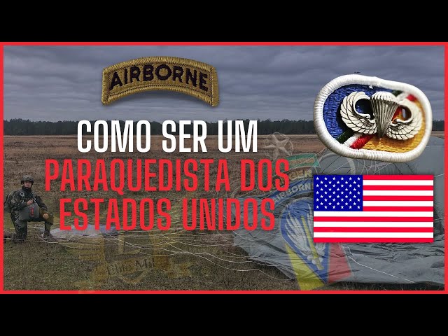 Como ser um paraquedista do Exército dos Estados Unidos da América