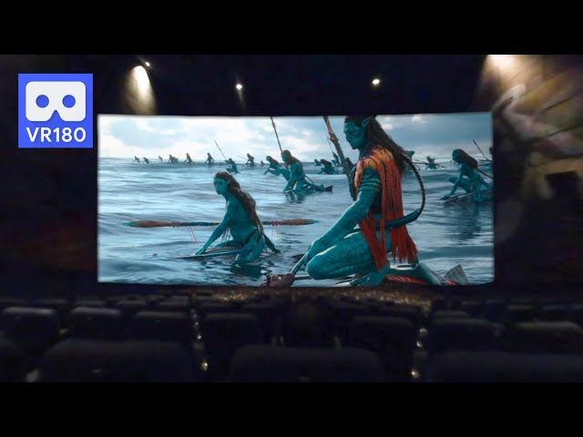 3D VR Avatar2 The Way of Water is playing in Super Wide IMAX Theater