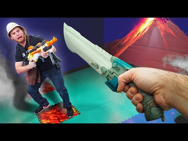 NERF Dungeons & Dragons | Volcano Showdown Challenge!