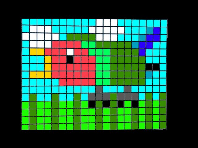 Making Pixel Art | Parrots!