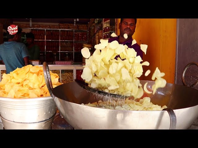 Crispy Potato Wafers | Quick and Easy Potato Chips Recipe | Street Kitchen