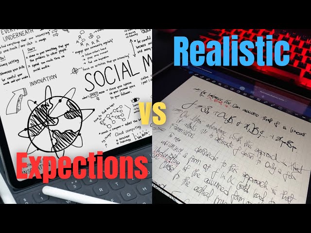 Realistic note taking experience on the M2 ipad Air  | A student's perspective