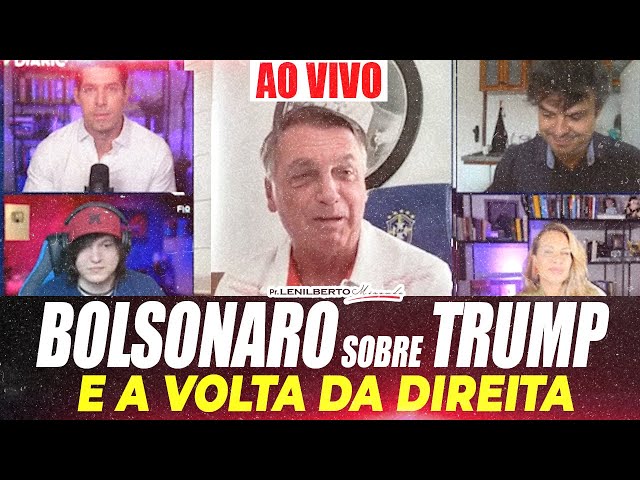 AO VIVO ENTREVISTA JAIR BOLSONARO FALA SOBRE A VOLTA DE TRUMP E NOVA DIREITA MUNDIAL