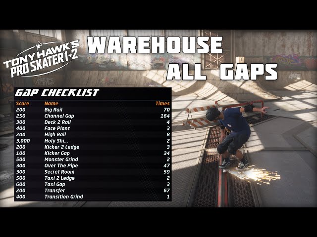 Warehouse All Gaps - Tony Hawk's Pro Skater 1+2 Demo