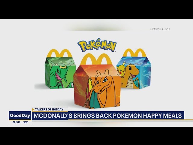 McDonald's brings back Pokémon Happy Meals