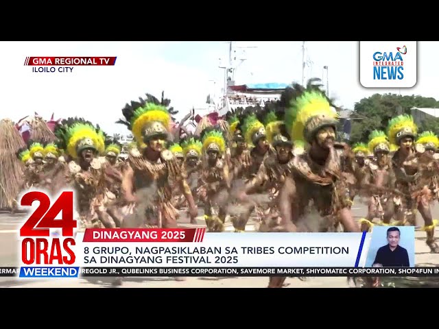 8 grupo, nagpasiklaban sa tribes competition sa Dinagyang Festival 2025 | 24 Oras Weekend