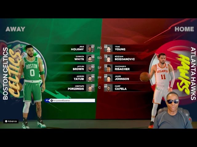 The Boston Celtics Vs The Atlanta Hawks - The First Half - NBA 2K 25 My NBA