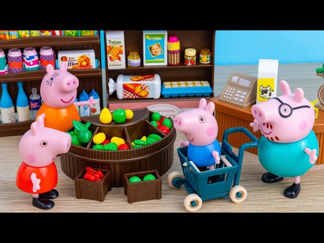 ¡PEPPA PIG y George van al Mercado en video de Juguetes en Español!