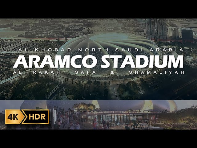 Aramco Stadium to Rakah Al Khobar Saudi Arabia Road trip 2024 | 4K | Virtual Route TV