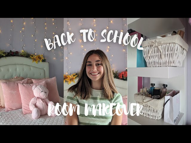 BACK TO SCHOOL ROOM MAKEOVER | + room tour