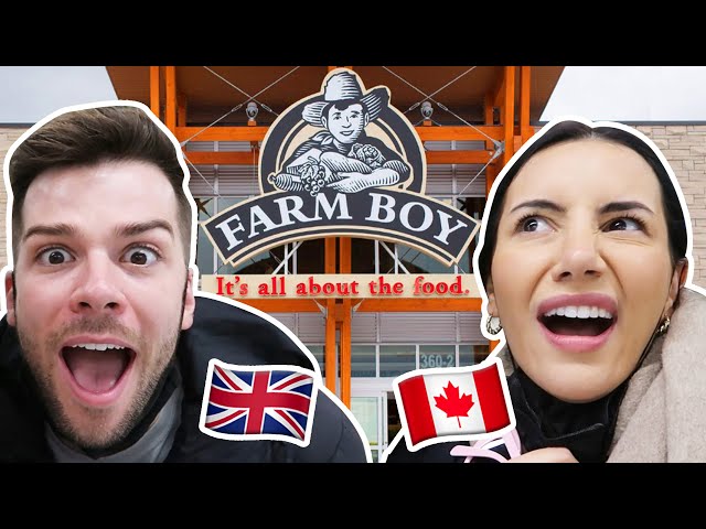 Brits Explore a CANADIAN Supermarket for the First Time! 🇨🇦 | TORONTO Series