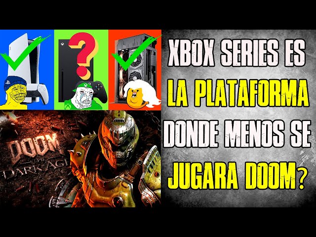 XBOX O LA PLEI DONDE JUGARAS DOOM DARK AGES Si se supone que XBOX  es la plataforma mas rechazada??🤔