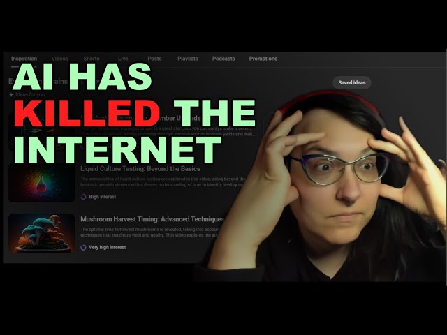 AI has Killed the Internet...   #ai #contentcreator