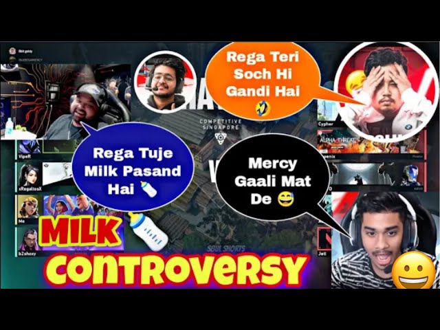 Goldy bhai and mercy trolling rega😀! Milk controversey! @8bitGoldygg @soulregaltos9810