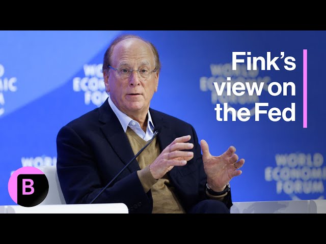 BlackRock CEO Fink Sees 'Probabilities' of Fed Hikes in Longer Term: Davos 2025