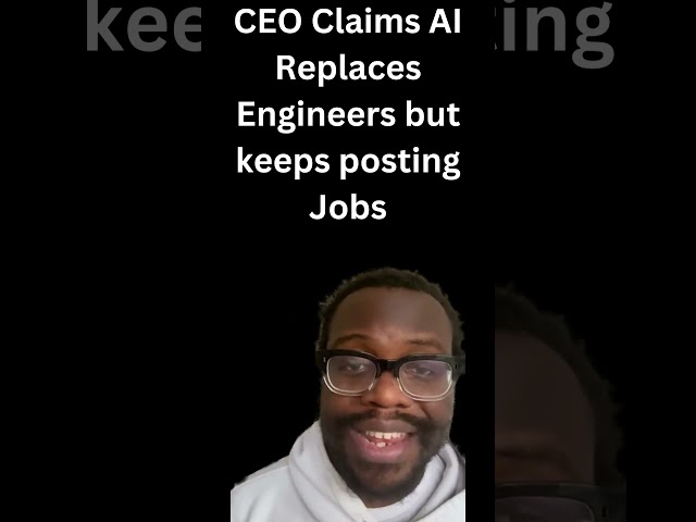 CEO Says AI Will Replace Engineers… But Keeps Hiring Them! 🤔