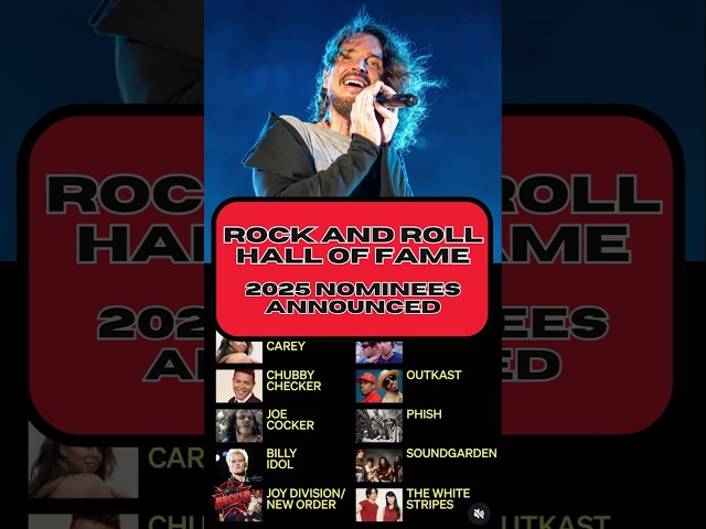 2025 Rock And Roll Hall Of Fame Nominees #Shorts