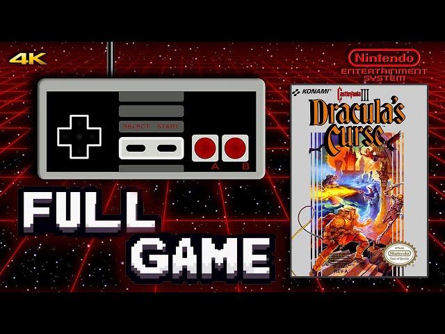 Castlevania III: Dracula's Curse (NES) - Full Game Walkthrough / Longplay [4K60ᶠᵖˢ UHD]