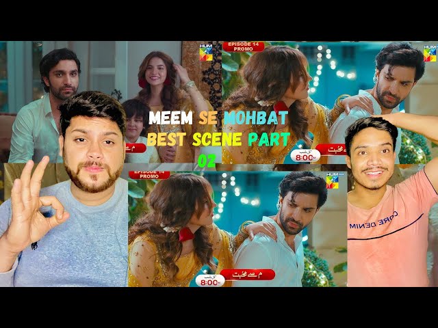 Meem Se Mohabbat Episode 14 highlight Part 02 Reaction By Indian |Ahad Raza Mir| Dananeer Mobeen ❤️