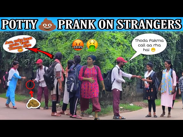 Tatti (potty) Prank on Strangers 💩 | Funny Girls' Reactions 🤣