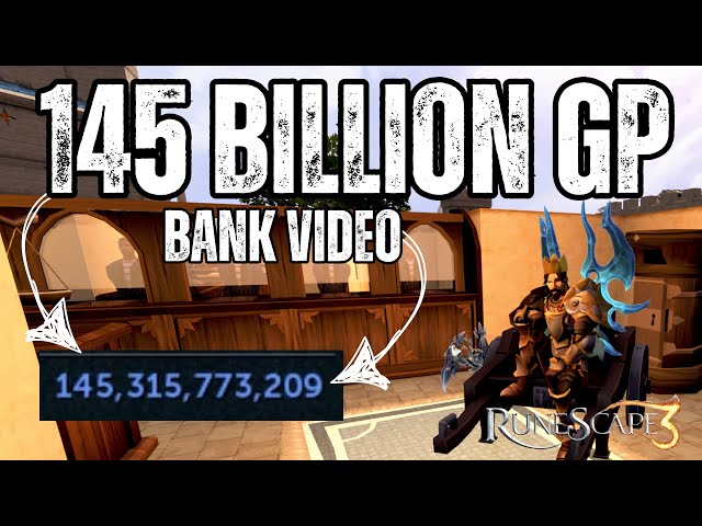 WHAT a 145 BILLION Bank Looks Like in RuneScape 3 in 2025